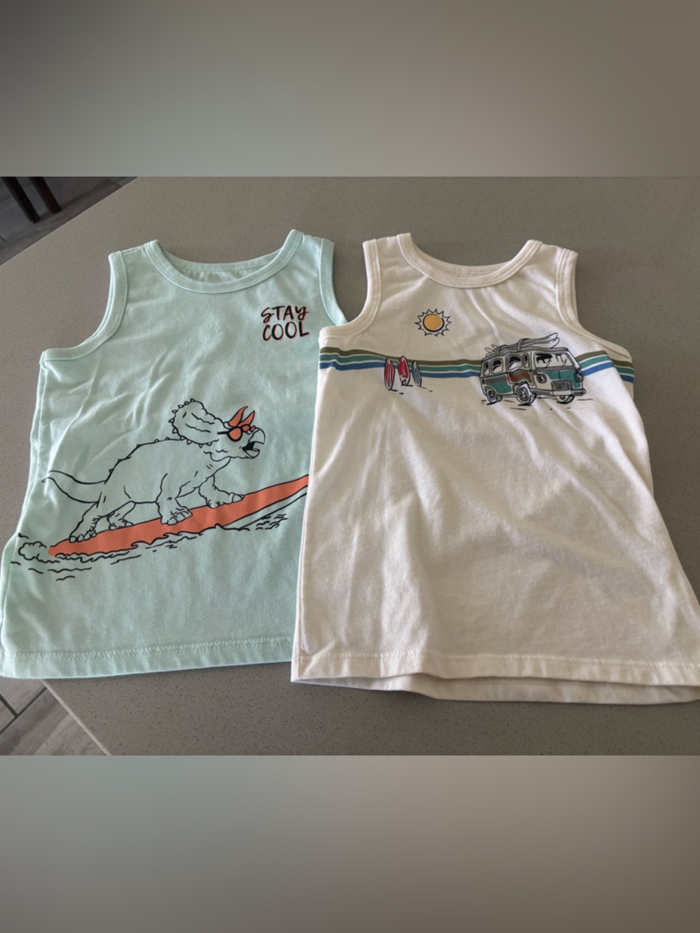 Toddler boy summer tanks